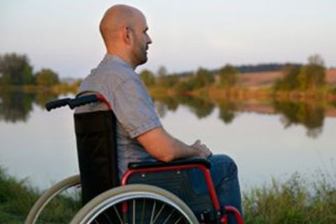 Berufsunfähigkeitsversicherung, Rollstuhl